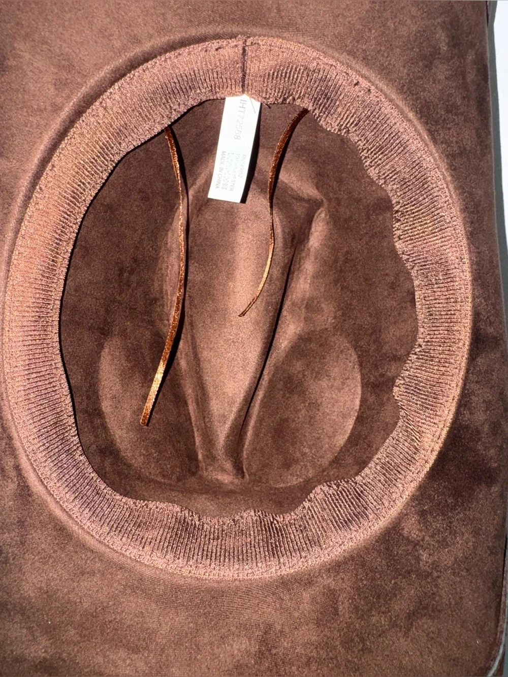 Nordstrom Western Cowboy Hat with Concho Leather Band in chocolate brown